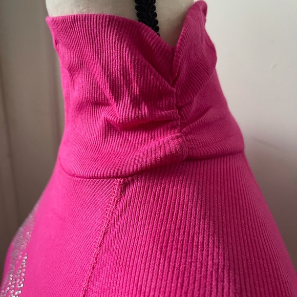 Bebe Sport seamed shirred turtleneck sweater - Picture 3 of 7